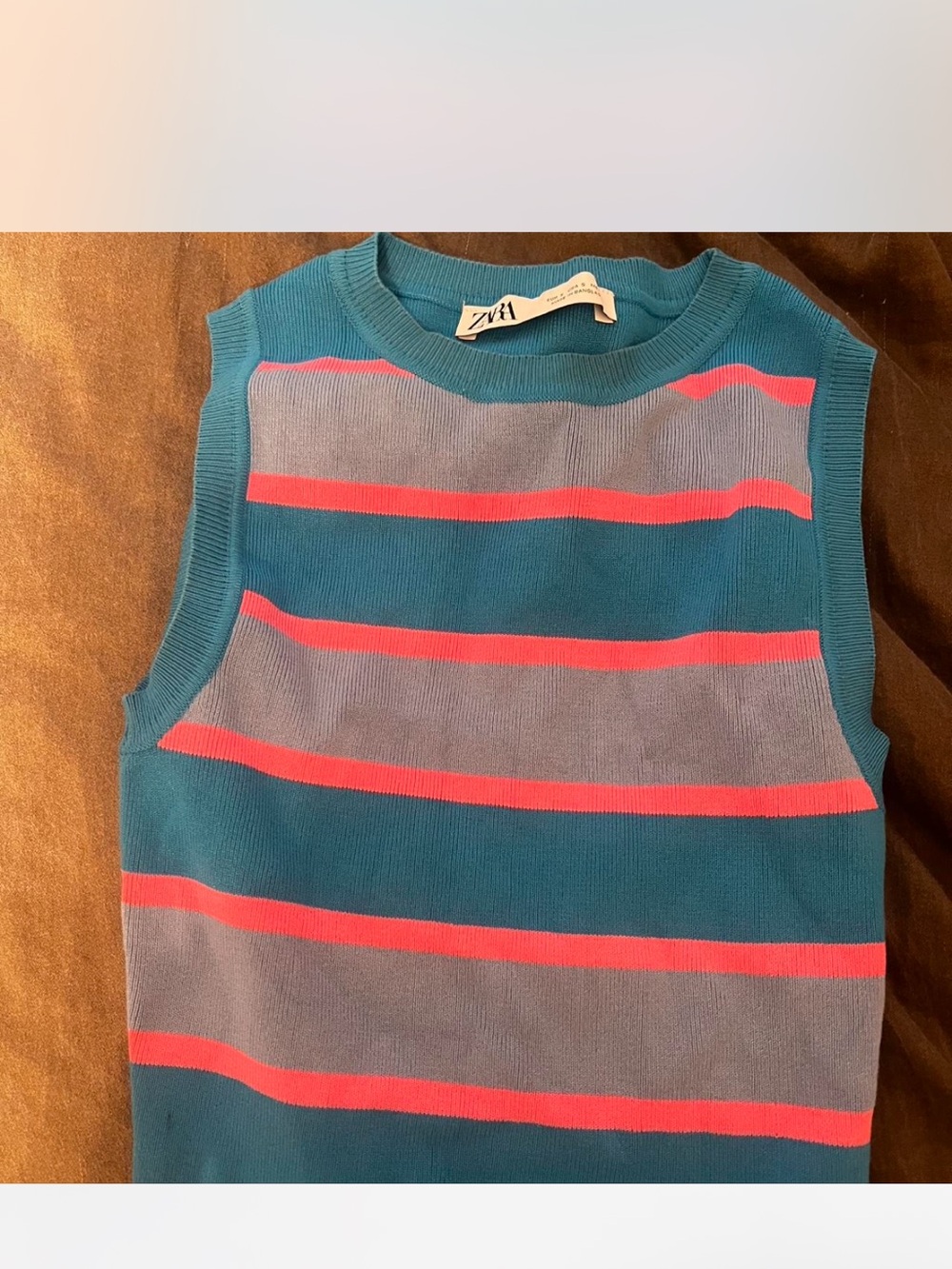 Zara stripe vest top